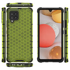 Apsauginis „Honeycomb“ dėklas Samsung Galaxy A42 5G – žalias -- Samsung Galaxy A42