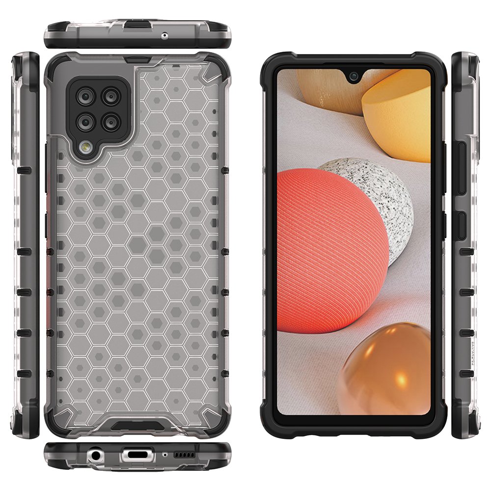 Skaidrus Honeycomb dėklas Samsung Galaxy A42 5G -- Samsung Galaxy A42