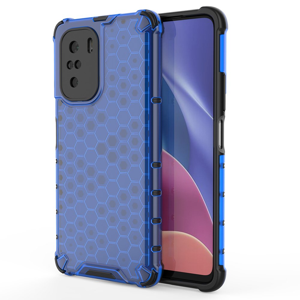 Korio rašto dėklas Xiaomi Redmi K40 / Poco F3 – mėlynas -- Xiaomi Redmi K40 Pro+