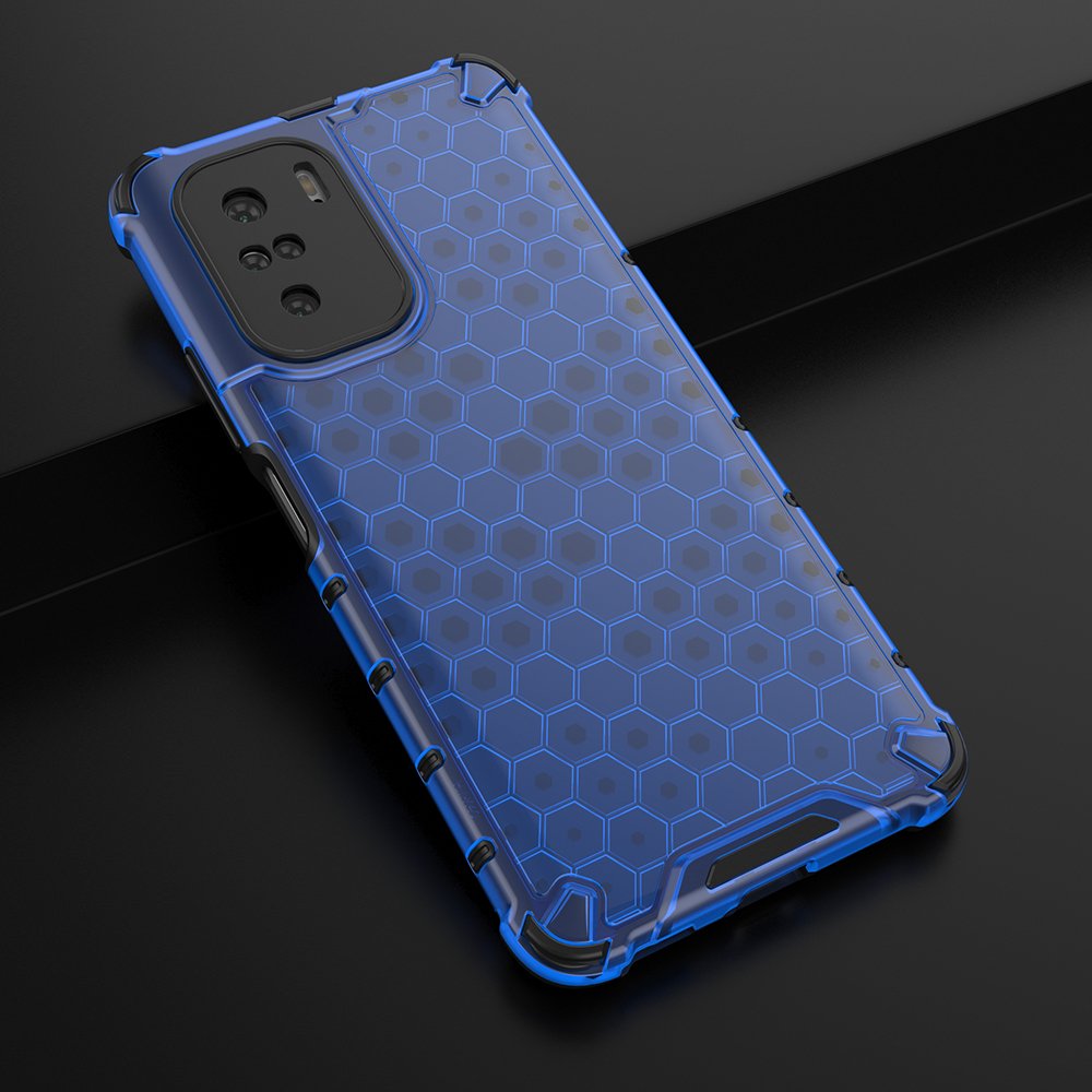 Korio rašto dėklas Xiaomi Redmi K40 / Poco F3 – mėlynas -- Xiaomi Redmi K40 Pro+