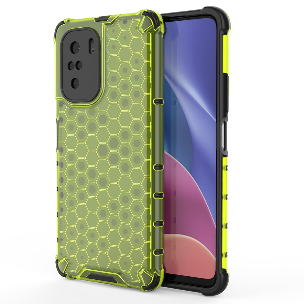 Apsauginis korio rašto dėklas Xiaomi Redmi K40 / Poco F3 – žalias -- Xiaomi Redmi K40 Pro+