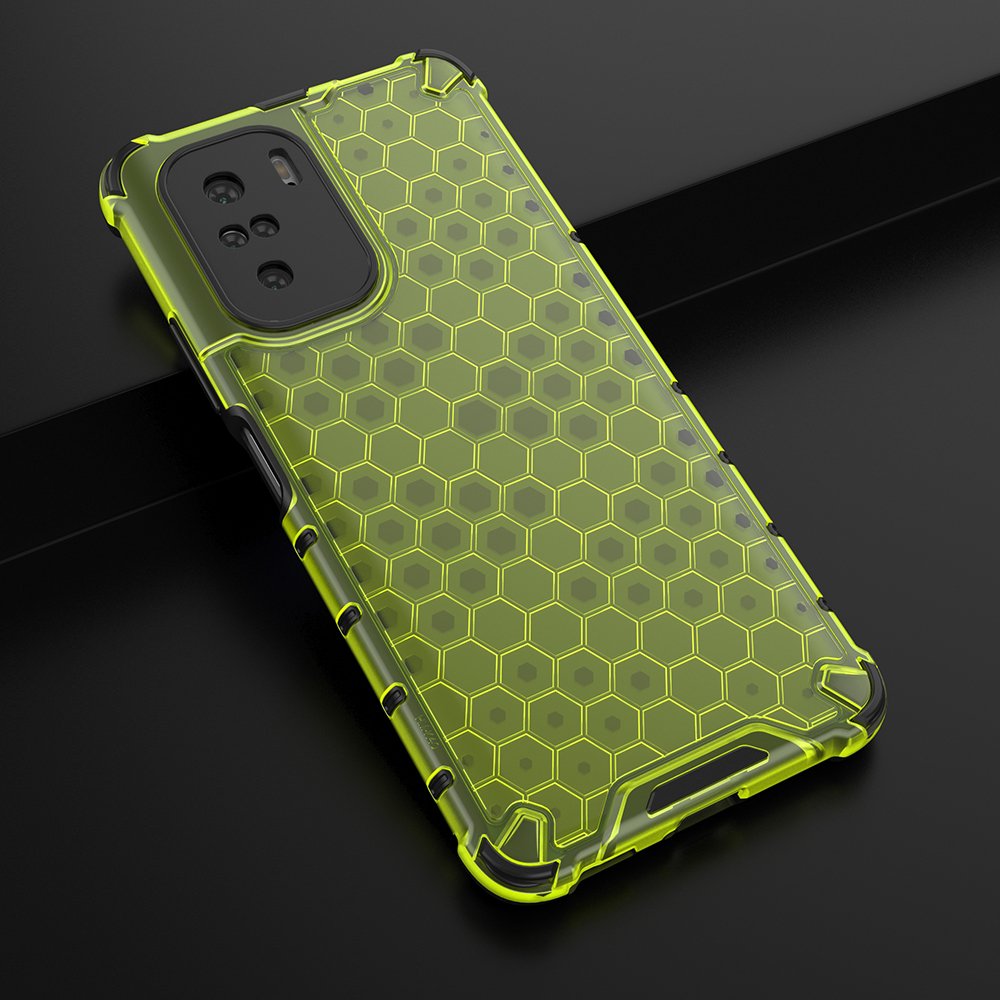 Apsauginis korio rašto dėklas Xiaomi Redmi K40 / Poco F3 – žalias -- Xiaomi Redmi K40 Pro+
