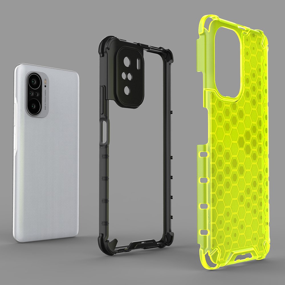 Apsauginis korio rašto dėklas Xiaomi Redmi K40 / Poco F3 – žalias -- Xiaomi Redmi K40 Pro+