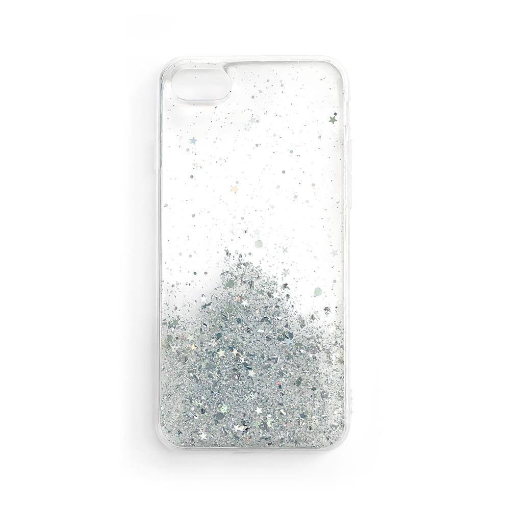 Wozinsky Star Glitter dėklas Xiaomi Redmi Note 9T 5G – skaidrus -- Xiaomi Redmi Note 9T