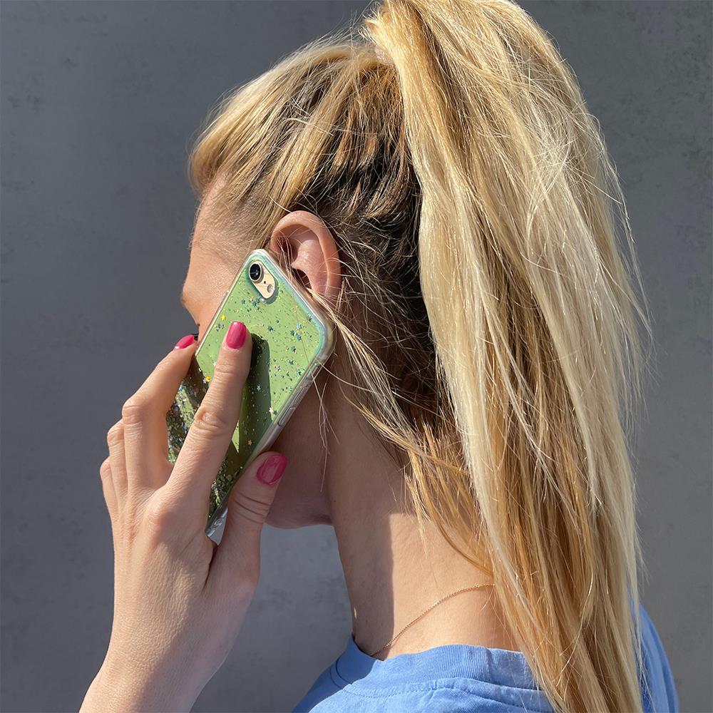 Wozinsky Star Glitter dėklas Xiaomi Redmi Note 9T 5G – skaidrus -- Xiaomi Redmi Note 9T