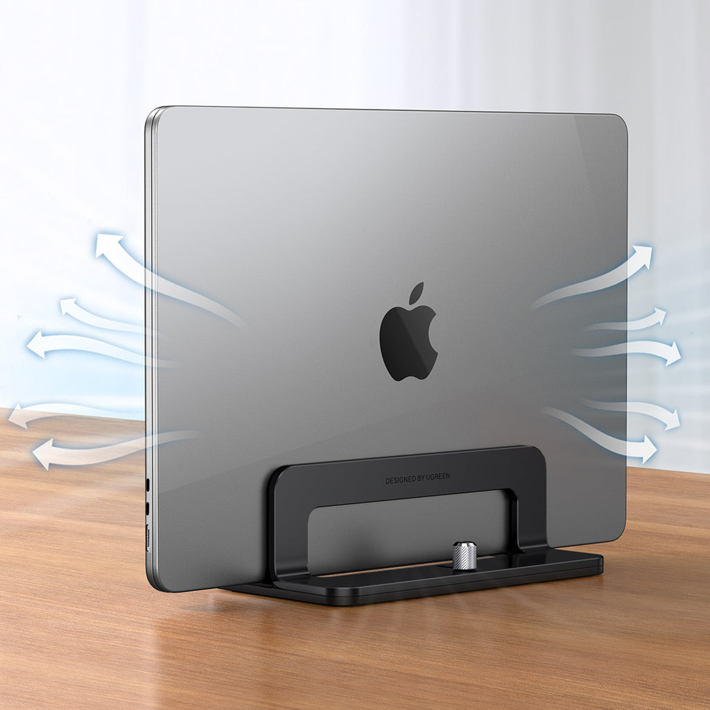 Ugreen aliuminio vertikalus stovas MacBook nešiojamajam kompiuteriui planšetei sidabrinis (20471 LP258) -- MacBook