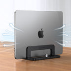 Ugreen aliuminio vertikalus stovas MacBook nešiojamajam kompiuteriui planšetei sidabrinis (20471 LP258) -- MacBook
