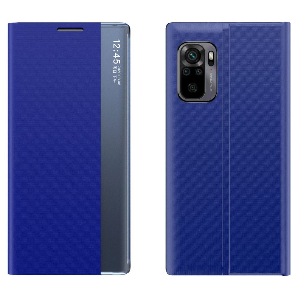 Atverčiamas Sleep Case dėklas su langu – Redmi K40 / Poco F3, mėlynas -- Xiaomi Redmi K40 Pro+
