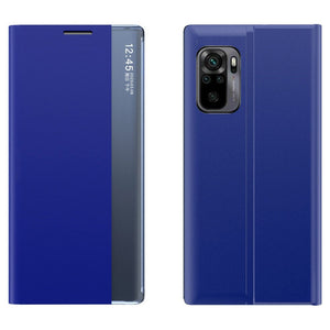 Atverčiamas Sleep Case dėklas su langu – Redmi K40 / Poco F3, mėlynas -- Xiaomi Redmi K40 Pro+