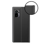 Atverčiamas Sleep Case dėklas su langu – Redmi K40 / Poco F3, mėlynas -- Xiaomi Redmi K40 Pro+