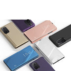 Clear View dėklas Xiaomi Redmi K40/Poco F3 – rožinis -- Xiaomi Redmi K40
