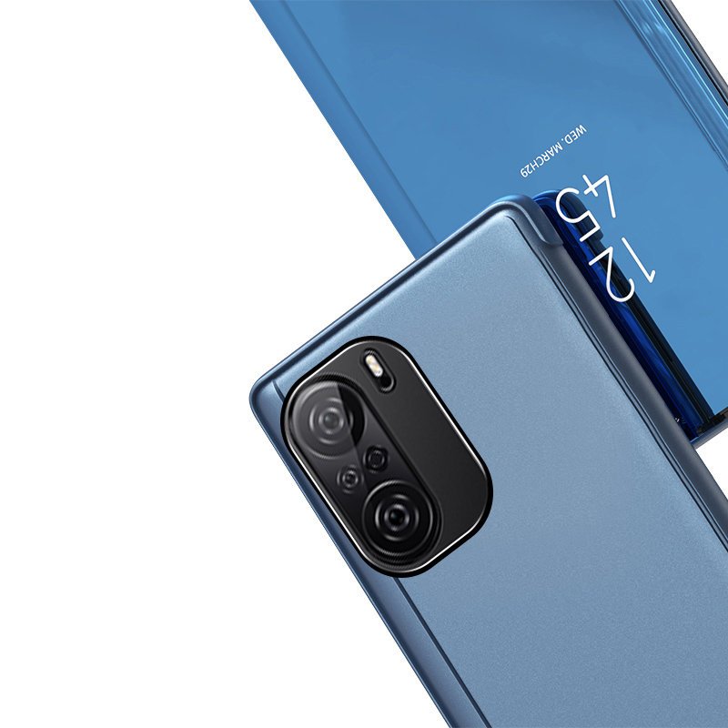 Clear View dėklas Xiaomi Redmi K40/Poco F3 – rožinis -- Xiaomi Redmi K40