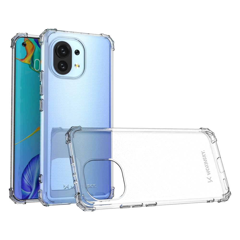 Wozinsky Anti Shock dėklas Xiaomi Mi 11 – skaidrus -- Xiaomi Mi 11