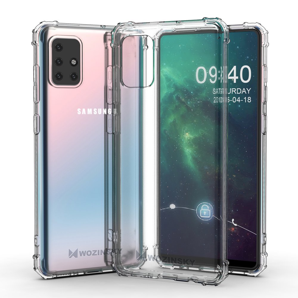Wozinsky Anti Shock dėklas Samsung Galaxy A72 – skaidrus -- Samsung Galaxy A72