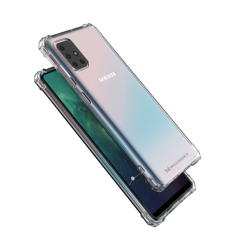 Wozinsky Anti Shock dėklas Samsung Galaxy A72 – skaidrus -- Samsung Galaxy A72