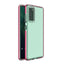 Skaidrus TPU dėklas Samsung Galaxy A02s – tamsiai rožinis -- Samsung Galaxy A02s