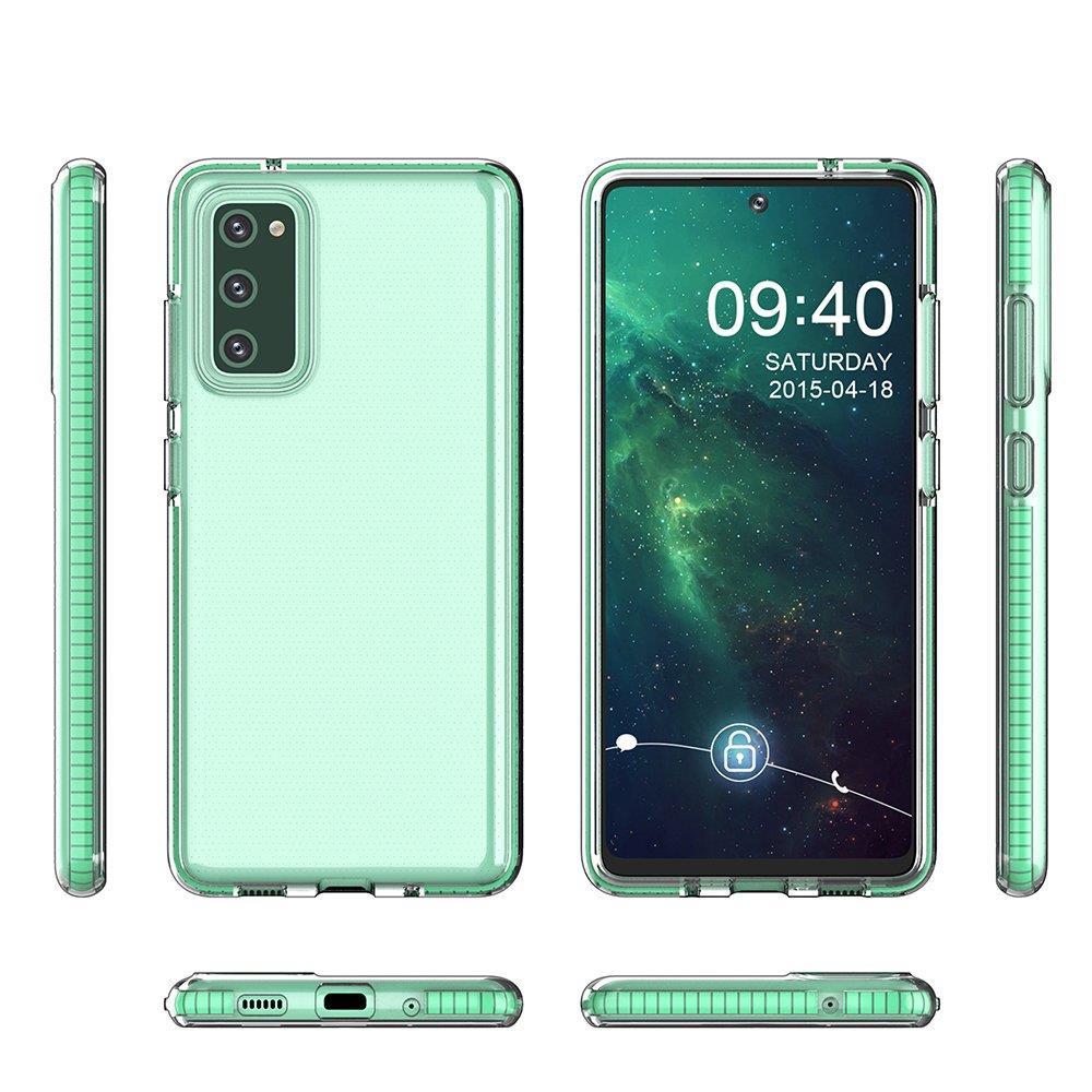 Skaidrus TPU dėklas Samsung Galaxy A02s – šviesiai rožinis -- Samsung Galaxy A02s