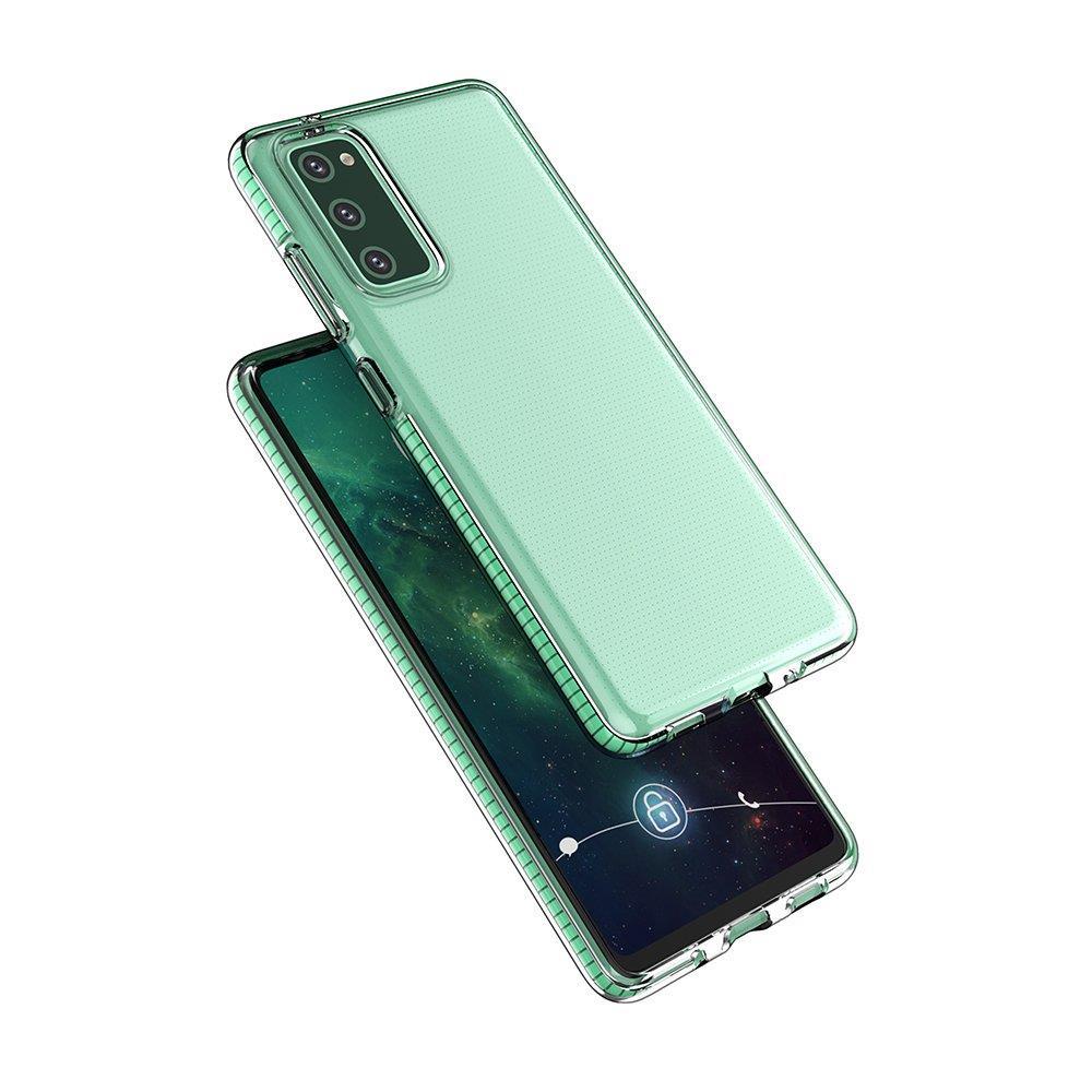Skaidrus TPU dėklas Samsung Galaxy A02s – šviesiai rožinis -- Samsung Galaxy A02s