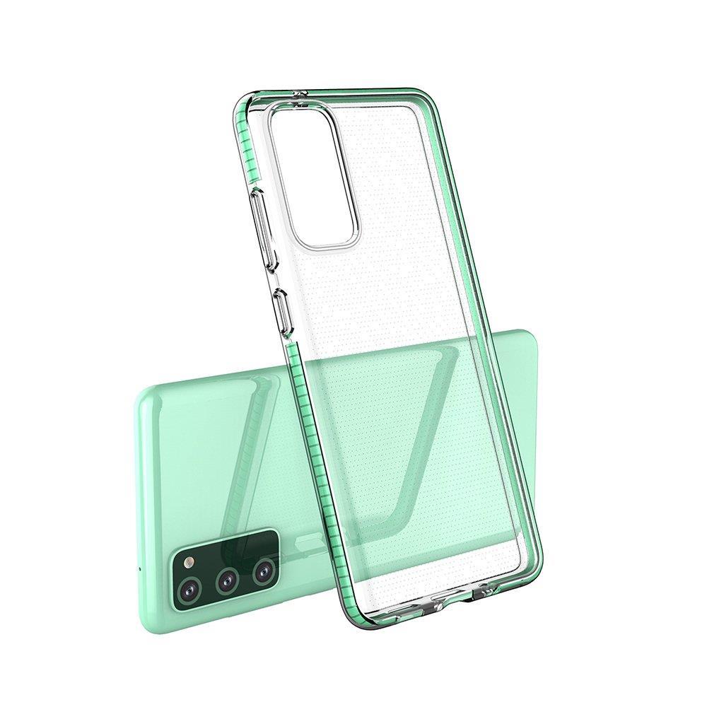 Skaidrus TPU dėklas Samsung Galaxy A02s – šviesiai rožinis -- Samsung Galaxy A02s