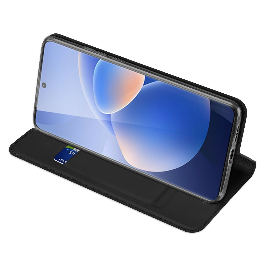 Dux Ducis Skin Pro Bookcase tipas case, skirtas Vivo X60 black -- Cell phone cases and covers