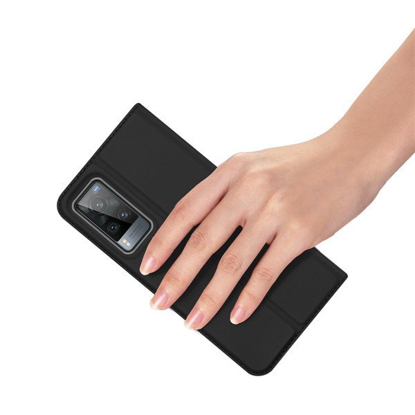 Dux Ducis Skin Pro Bookcase tipas case, skirtas Vivo X60 black -- Cell phone cases and covers