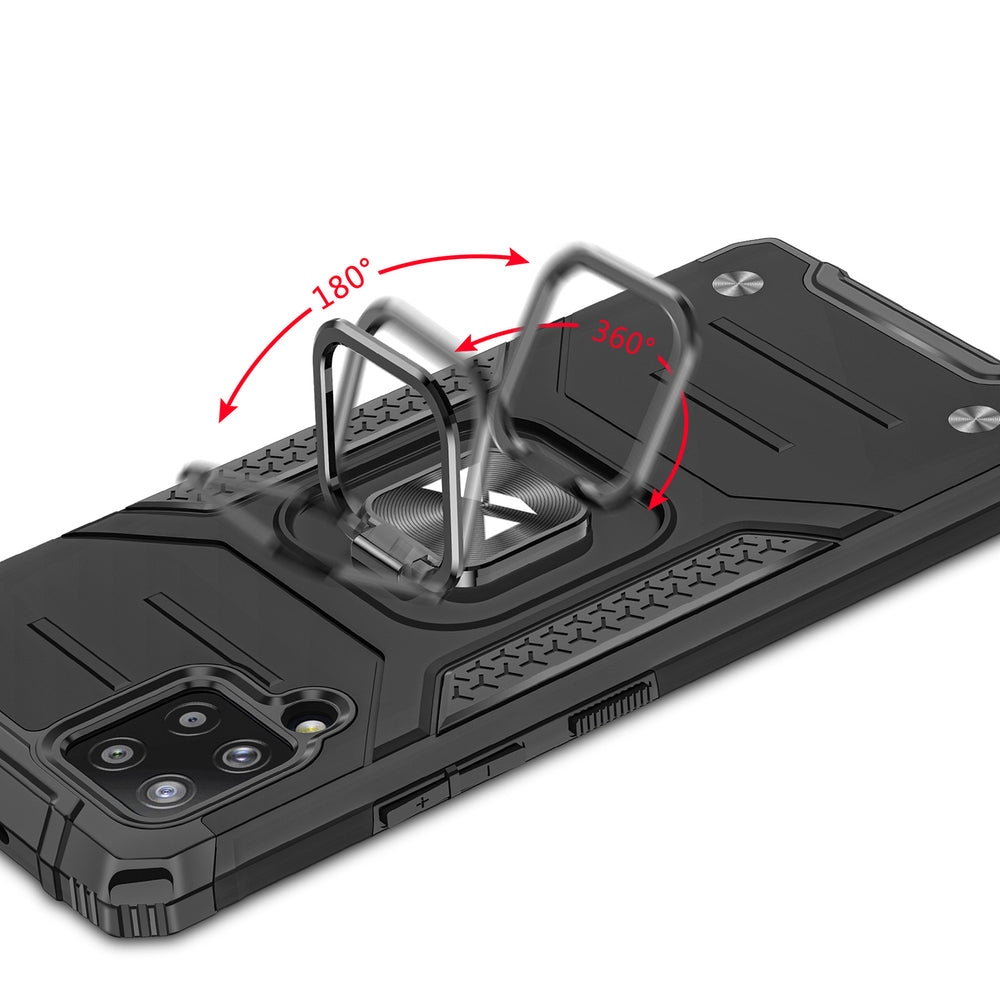 Wozinsky Ring Armor dėklas Samsung Galaxy A42 5G – rožinis -- Samsung Galaxy A42