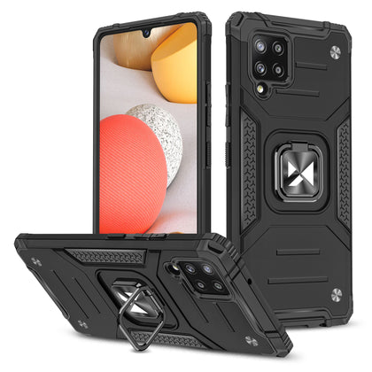 Wozinsky Ring Armor dėklas Galaxy A42 5G – juodas -- Samsung Galaxy A42