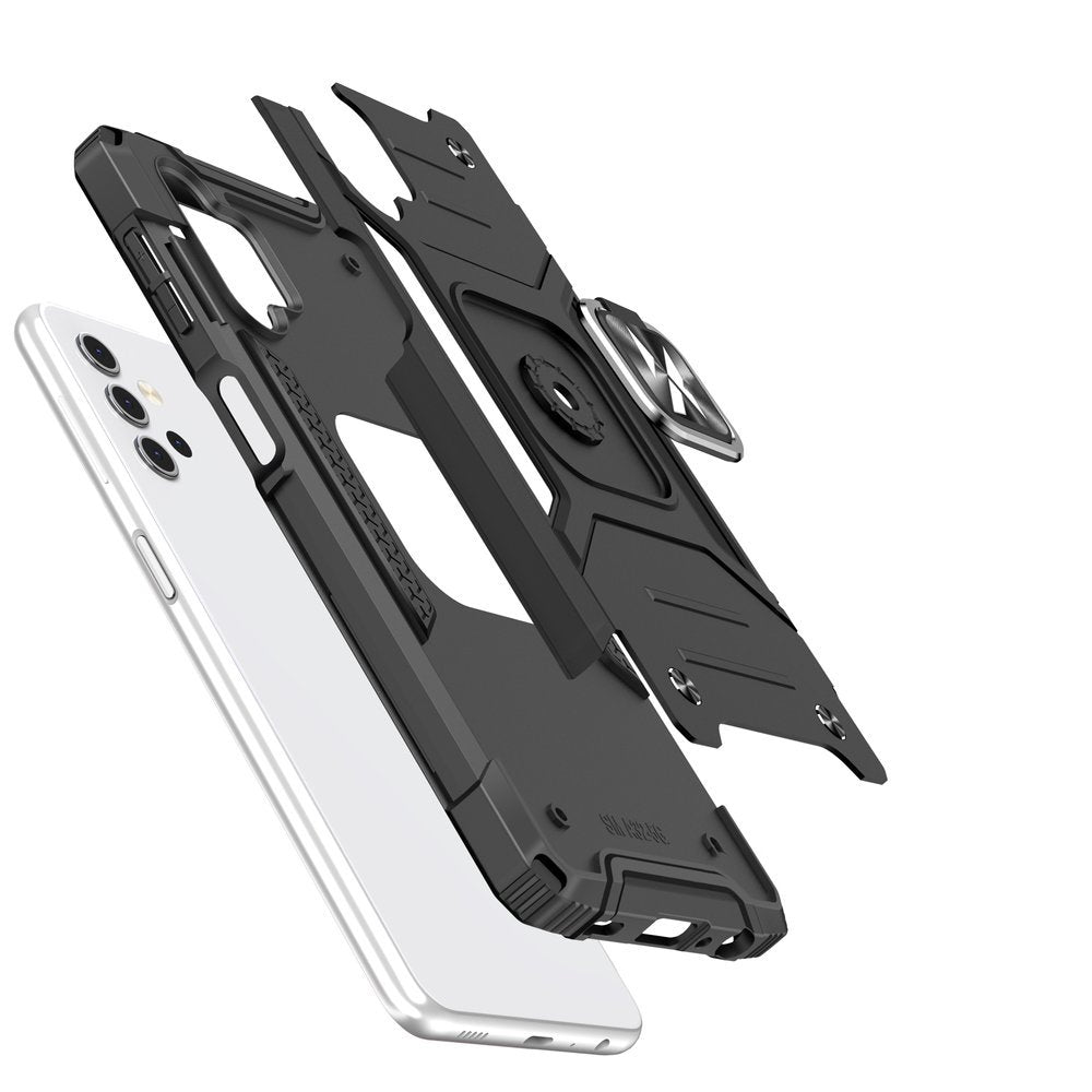 Wozinsky Ring Armor dėklas Samsung Galaxy A32 5G – juodas -- Samsung Galaxy A32