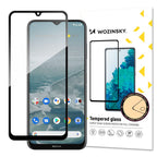 Wozinsky itin patvarus Full Glue grūdintas stiklas viso ekrano su rėmeliu Case Friendly Nokia G20 juodas -- Nokia G20