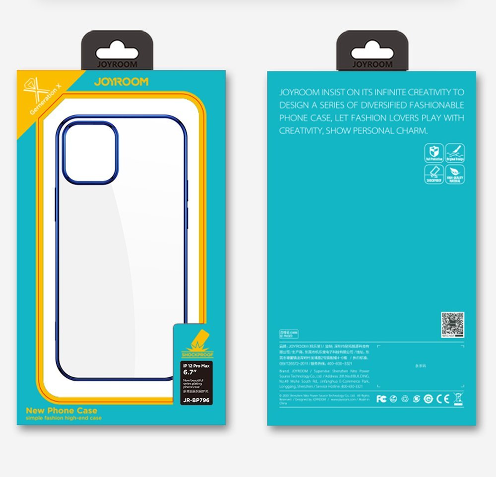 Joyroom plonas TPU dėklas iPhone 12 Pro Max – žalias -- iPhone 12 Pro Max