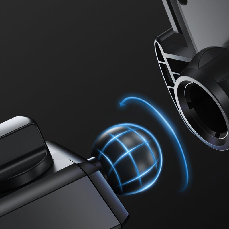 Joyroom automobilinis telefono laikiklis JR-OK3 su teleskopine ištraukiama ranka prietaisų skydeliui ir langui, juodas