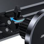 Joyroom automobilinis magnetinis laikiklis su Qi belaidžiu indukciniu įkrovikliu 15W (MagSafe Compatible for iPhone) juodas (JR-ZS240)