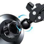Joyroom automobilinis magnetinis laikiklis su Qi belaidžiu indukciniu įkrovikliu 15W (MagSafe Compatible for iPhone) juodas (JR-ZS240)