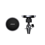 Joyroom automobilinis magnetinis laikiklis su Qi belaidžiu indukciniu įkrovikliu 15W (MagSafe Compatible for iPhone) juodas (JR-ZS240)