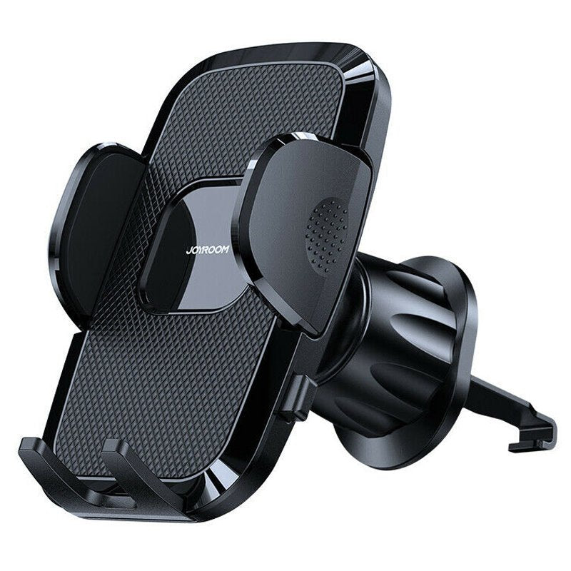 Joyroom automobilinis laikiklis JR-ZS259 su spaustuku oro angai, juodas
