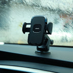 Joyroom automobilinis telefono laikiklis JR-ZS259 su teleskopine ištraukiama ranka prietaisų skydeliui ir priekiniam...