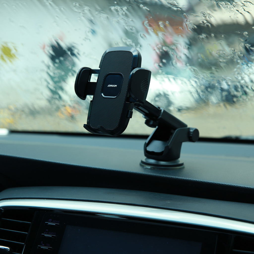 Joyroom automobilinis telefono laikiklis JR-ZS259 su teleskopine ištraukiama ranka prietaisų skydeliui ir priekiniam...