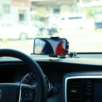 Joyroom automobilinis telefono laikiklis JR-ZS259 su lanksčia ranka prietaisų skydeliui arba priekiniam stiklui, juodas