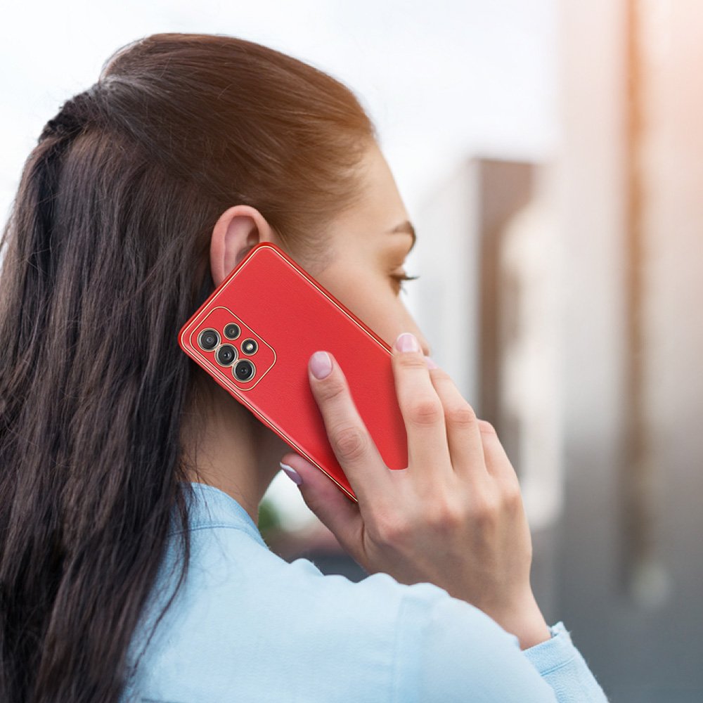 Dux Ducis Yolo dėklas Samsung Galaxy A72 4G – raudonas -- Samsung Galaxy A72