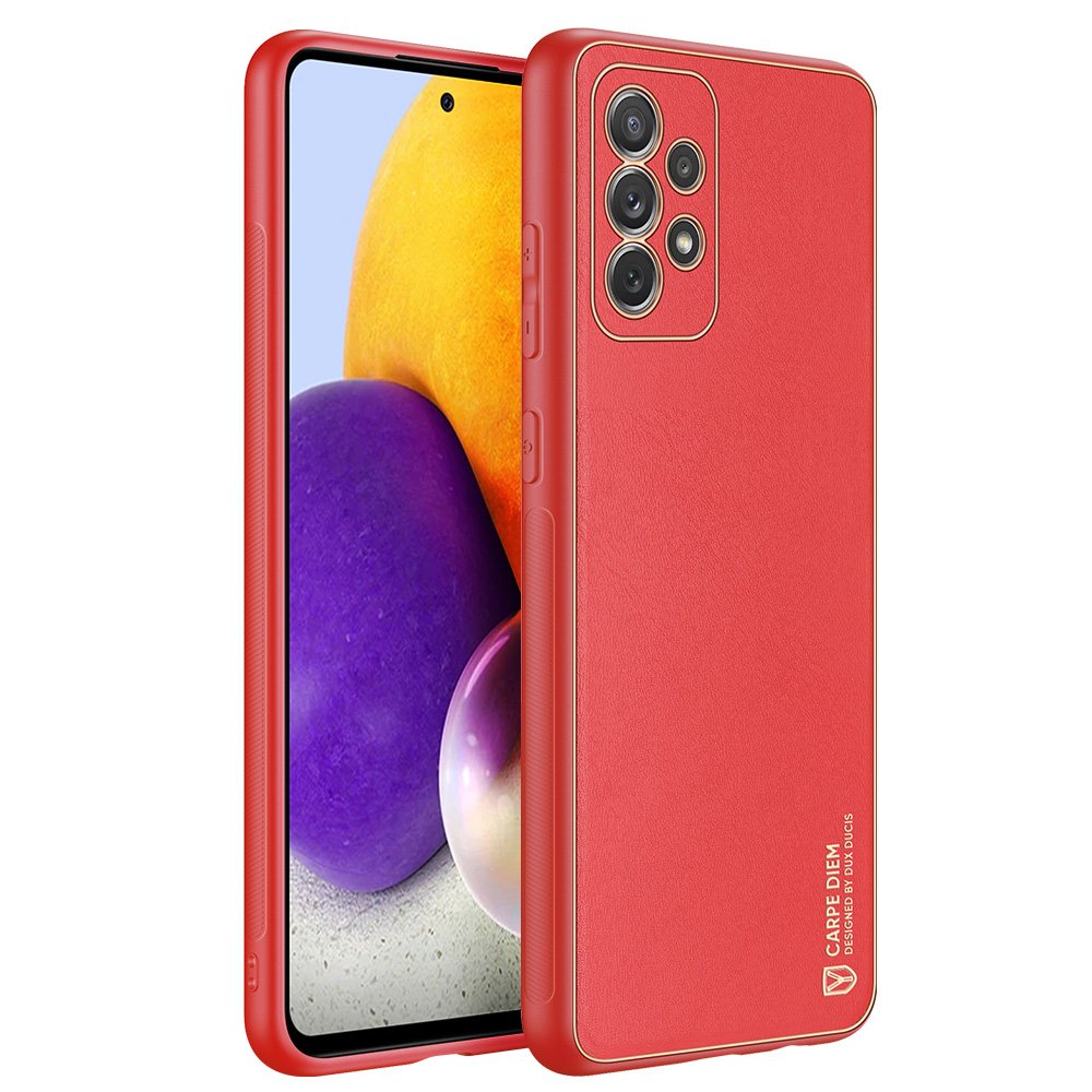 Dux Ducis Yolo dėklas Samsung Galaxy A72 4G – raudonas -- Samsung Galaxy A72