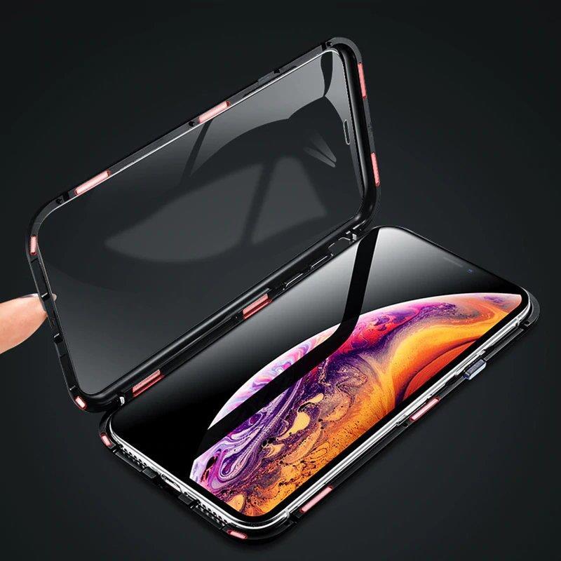 Magnetinis 360° dėklas Samsung Galaxy A72 4G – juodas -- Samsung Galaxy A72