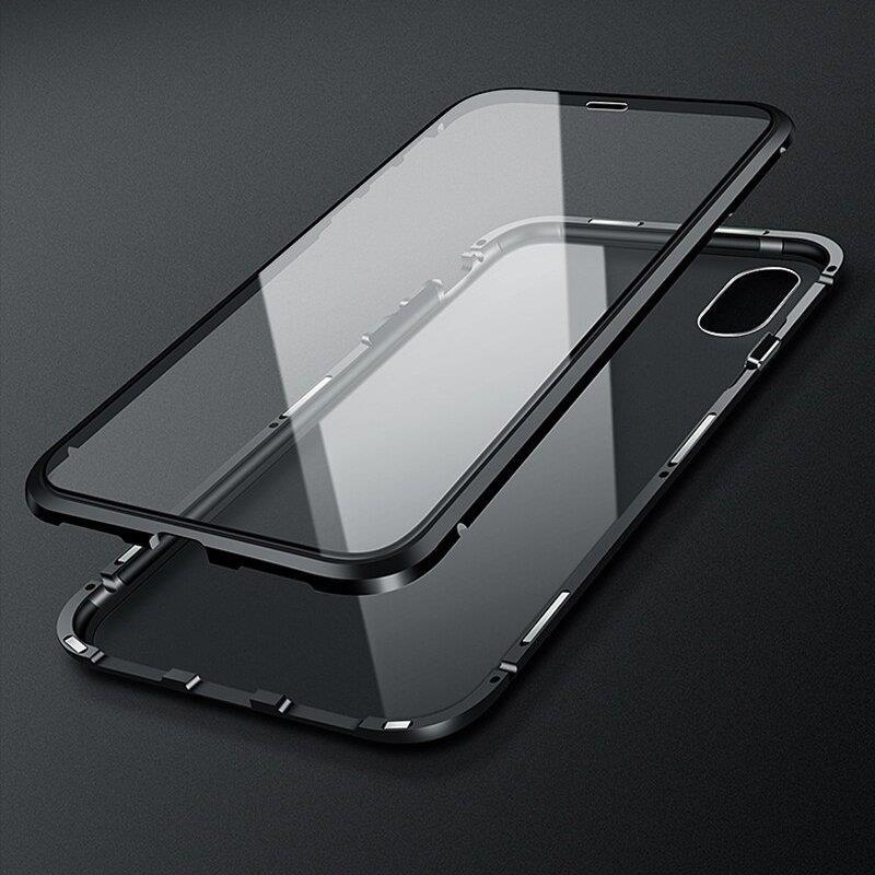 Magnetinis 360° dėklas Samsung Galaxy A72 4G – juodas -- Samsung Galaxy A72