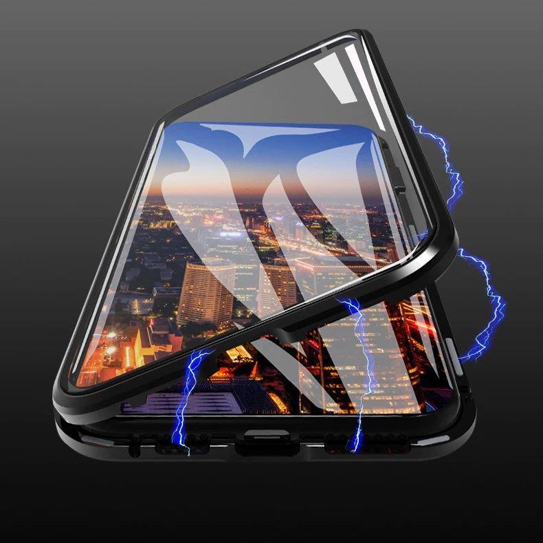 Magnetinis 360° dėklas Samsung Galaxy A72 4G – juodas -- Samsung Galaxy A72
