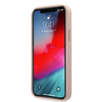 Guess Saffiano Vintage dėklas iPhone 12 Pro Max – rožinis -- iPhone 12 Pro Max