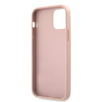 Guess Saffiano Vintage dėklas iPhone 12 Pro Max – rožinis -- iPhone 12 Pro Max