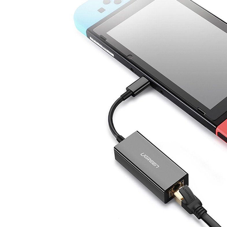 Tinklo adapteris Ugreen RJ45 - USB Type C (1000 Mbps / 1 Gbps) Gigabit Ethernet, pilkas (CM199) -- USB Adapters