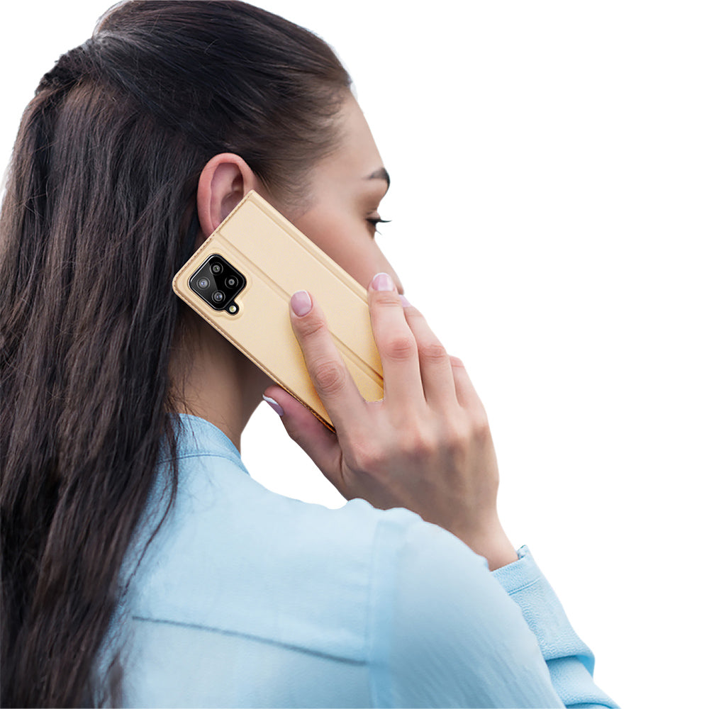 Dux Ducis Skin Pro dėklas Galaxy A22 4G – auksinis -- Samsung Galaxy A22