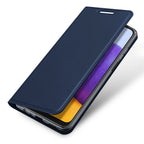 Dux Ducis Skin Pro atverčiamas dėklas Samsung Galaxy A22 4G – mėlynas -- Samsung Galaxy A22