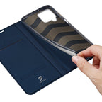 Dux Ducis Skin Pro atverčiamas dėklas Samsung Galaxy A22 4G – mėlynas -- Samsung Galaxy A22