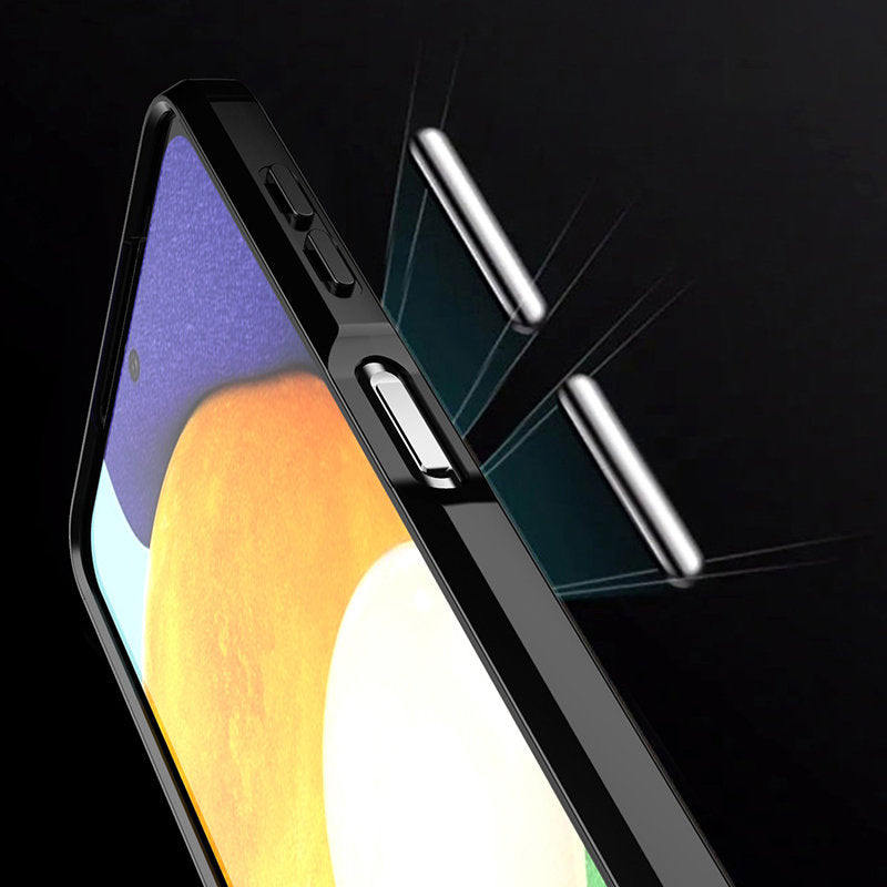 TPU dėklas Samsung Galaxy A22 4G – juodas, Carbon -- Samsung Galaxy A22